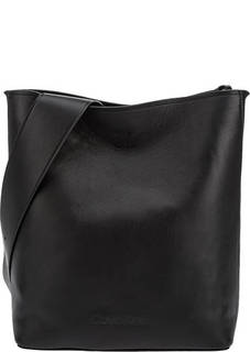 Кожаная сумка через плечо с одним отделом Calvin Klein Jeans