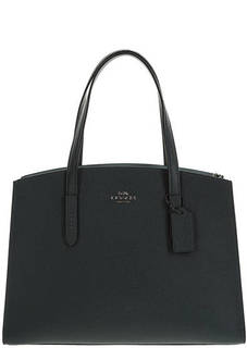 Кожаная сумка с двумя отделами Coach