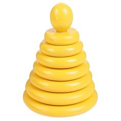 Пирамидка RNToys Желтая Д-516