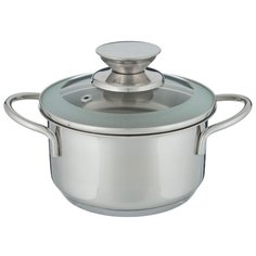 Кастрюля Agness со стеклянной