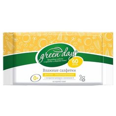 Влажные салфетки GREEN DAY
