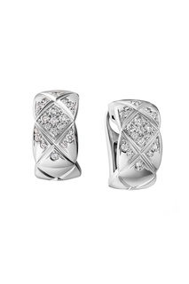 Серьги COCO CRUSH из белого золота с бриллиантами Chanel