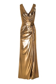 Платье Золотого Цвета Фото