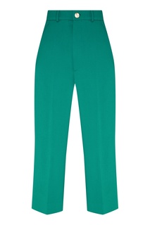 Зеленые кюлоты с лампасами Gucci