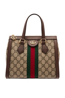 Компактная сумка-тоут Ophidia с монограммами GG Gucci