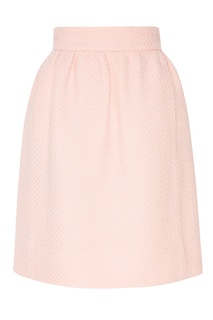Розовая твидовая юбка Gucci