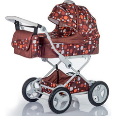 Коляска 2 в 1 BabyHit Evenly Plus Коричневый EVENLY Plus BROWN