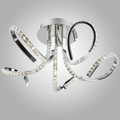 Потолочный светодиодный светильник Eurosvet 90063/5 хром