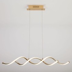 Подвесной светодиодный светильник Eurosvet 90074/1 патинированное золото