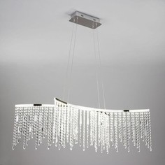 Подвесной светодиодный светильник Eurosvet 90035/2 хром