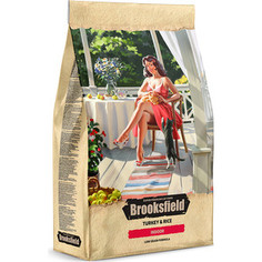 Сухой корм BROOKSFIELD Adult Cat Indoor Low Grain Turkey & Rice низкозерновой с индейкой и рисом для взрослых домашних кошек 7,5кг (5651132)