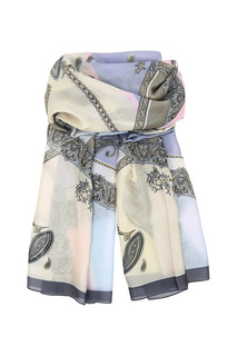 Палантин S19302 серо-голубой Dispacci