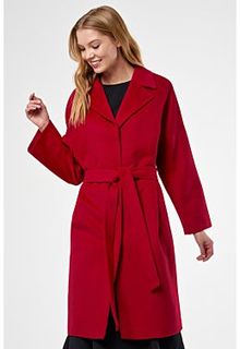 Полушерстяное пальто с поясом Снежная Королева