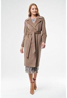 Удлиненное пальто с поясом Снежная Королева