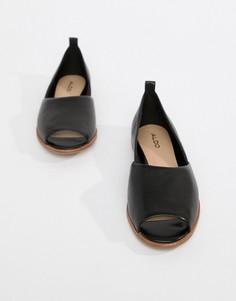 Кожаные летние туфли Aldo - Черный