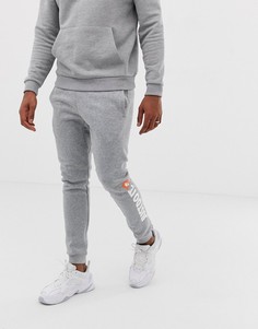 Серые флисовые джоггеры Nike Just Do It - Серый