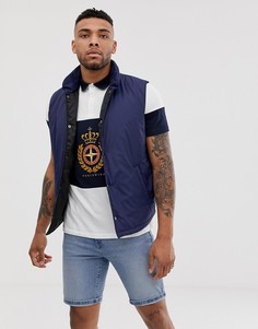Темно-синий дутый жилет ASOS DESIGN - Темно-синий