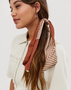 Шарф для волос с геометрическим принтом ASOS DESIGN - Мульти