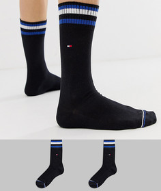 Набор из 2 пар черных носков Tommy Hilfiger - Черный