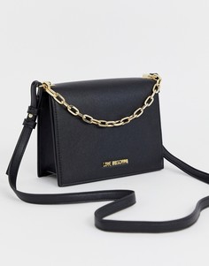 Черная структурированная сумка через плечо Love Moschino - Черный