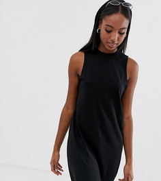 Меланжевое платье ASOS DESIGN Tall - Черный