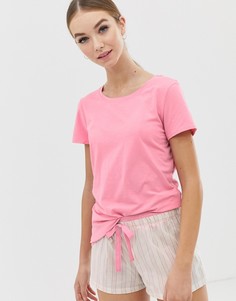 Пижамный комплект в сумке Calvin Klein - Розовый