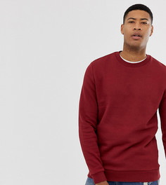 Бордовый свитшот ASOS DESIGN Tall - Красный