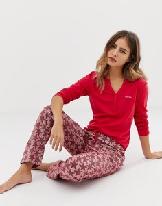 Пижама со звездами Calvin Klein - Красный