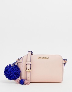 Маленькая розовая сумка через плечо Love Moschino - Розовый