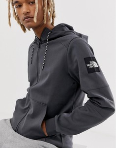 Серое худи на молнии The North Face Fine 2 - Серый
