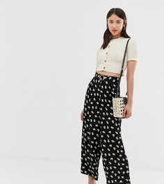 Укороченные брюки с широкими штанинами и цветочным принтом Vero Moda Tall - Мульти