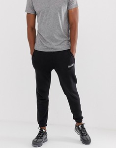 Черные джоггеры с манжетами Bershka - Черный