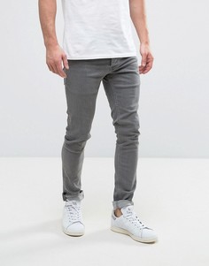 Выбеленные серые джинсы скинни Solid - Серый