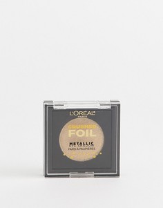 Тени для век LOréal Paris Crushed Foils Gold 21 - Золотой Loreal