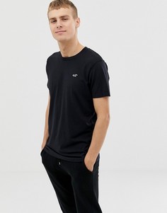 Черная футболка с логотипом Hollister - Черный