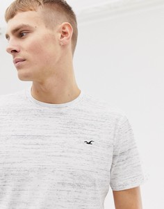 Белая футболка с логотипом Hollister - Белый