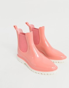 Массивные непромокаемые ботинки челси ASOS DESIGN - Розовый