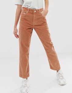 Прямые вельветовые брюки ASOS DESIGN Florence - Коричневый
