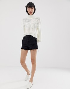 Черные шорты в винтажном стиле New Look - Черный