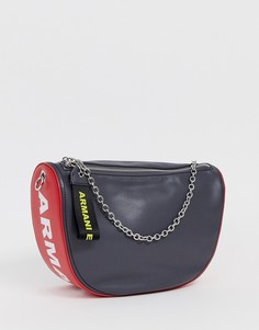 Oversize-сумка через плечо Armani Exchange - Серый