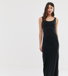 Трикотажное платье макси Vero Moda Tall - Черный