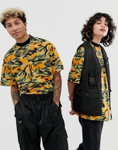 Футболка с принтом COLLUSION Unisex - Черный