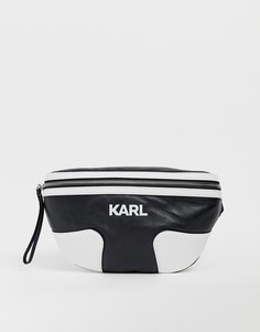 Сумка-кошелек на пояс с логотипом Karl Lagerfeld - Черный