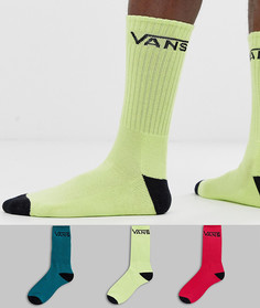 3 пары разноцветных носков Vans Classic - Мульти