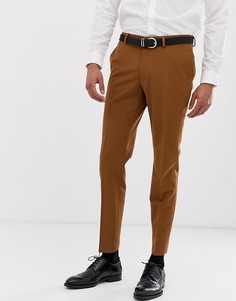 Зауженные брюки золотистого цвета Burton Menswear - Золотой