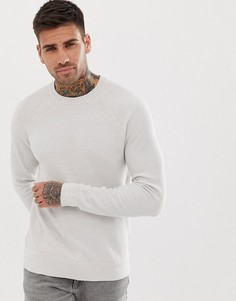 Светло-бежевый вязаный джемпер Bershka - Светло-бежевый