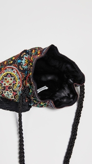 alice + olivia Rope Ornate Tile Crossbody Pouch