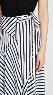 Marques Almeida Striped Wrap Skirt