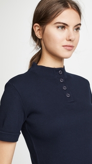 AMO Short Sleeve Rib Top