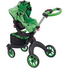 Коляска для кукол Buggy Boom Aurora, ярко-зеленая